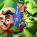 Elf and Grinch: Decorate the christmas tree