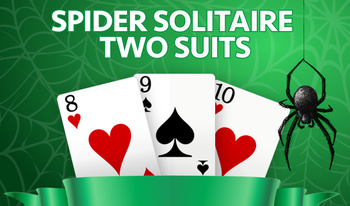 Spider Solitaire two suits