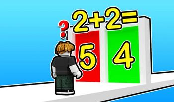 Obby: Les courses de maths