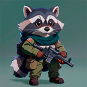 Raccoons with a Guns