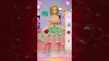 Princess: makeup and dress