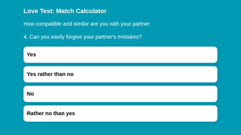 Love Test: Match Calculator