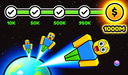Launching into a space simulator