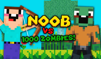 Noob vs 1000 zombies!