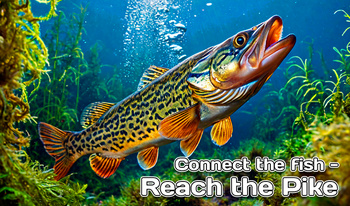 Connect the fish - Reach the Pike