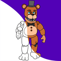 Colouring book FNaF Animatronics