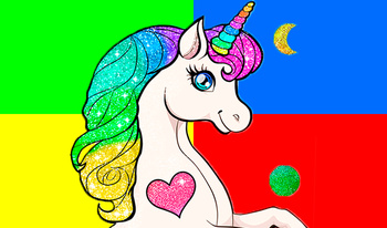 Coloring in the World of Unicorns