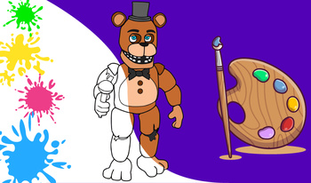 Colouring book FNaF Animatronics