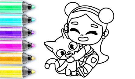 Avatar World: Dibujos para Colorear
