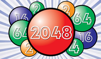 Merging numbers: Balls 2048