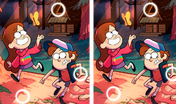 Gravity Falls: ¡detecte las diferencias!