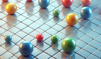 Connect colored balls in line