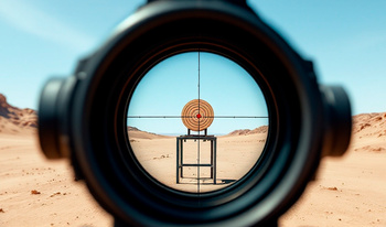 Shooter at the shooting range