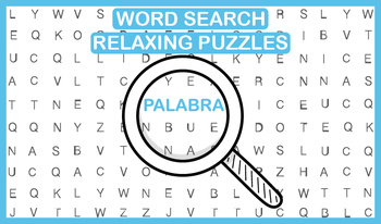 Word Search: Relaxing Puzzles