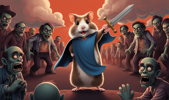 Hamster vs zombies