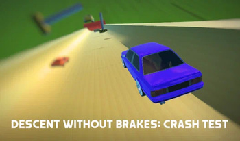 Descent without brakes: Crash test