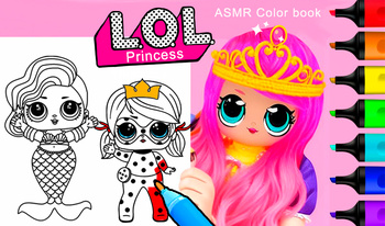 LOL Princesa ASMR libro de colorear