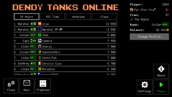 Dendy Tanks Online