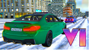 BMW M5 CS Winter Drift