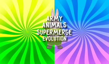 Army animals SuperMerge: evolution