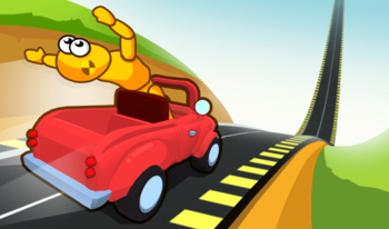 Downhill Car Ride: Crash Test