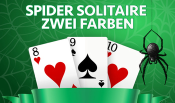 Spider Solitaire zwei Farben