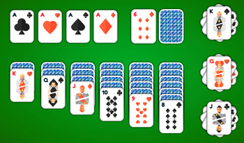 Klondike Solitaire 4 Anzüge