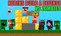 Nubiks build a defense vs zombies