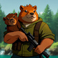 Gra Capybaras with Guns 2. A Game for Two Players