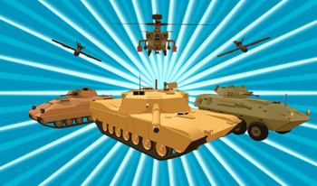 Tanks, Drones, Helicopter!