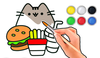 Pusheen Cat: Wonder Coloring