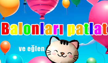 Balonları patlat ve eğlen