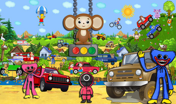 Cheburashka yarışçısı! Rus arabaları