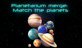 Planetarium merge: Match the planets