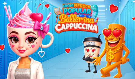 From Nerd to Popular Ballerina Cappuccina