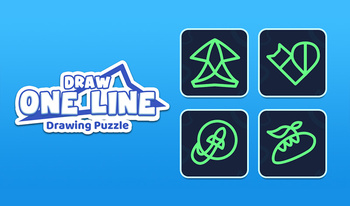 Draw One Line: Drawing Puzzle