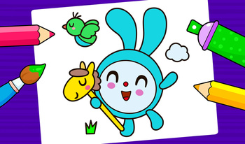 BabyRiki - Coloring book for kids