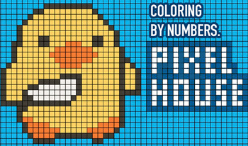 Coloring by Numbers. Pixel House