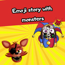 Emoji story with monsters