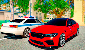 BMW M5 F90 Bustle in the city rp