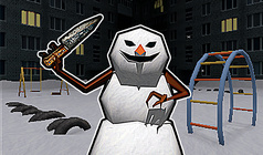 Santa with a shotgun