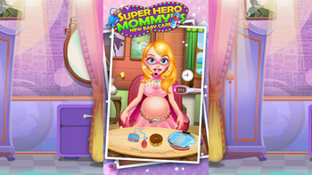 Superhero Mommy's New Baby