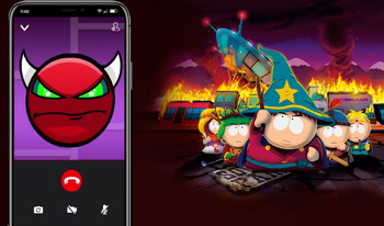 Cartman vs. Geometry Dash.