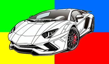 Coloring in the World of Cars