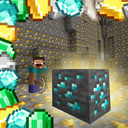 Mine breaker: Steve is a miner