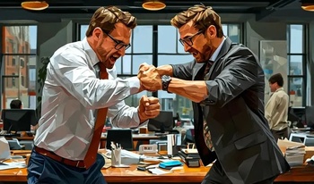 Office fight