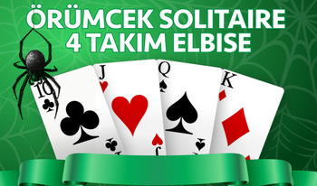 Örümcek Solitaire 4 takım elbise