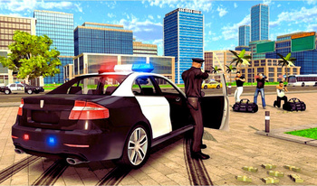 The hustle and bustle of police cars