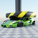 Crash sport car