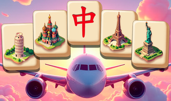 Mahjong Travel - Rompecabezas Alrededor del Mundo